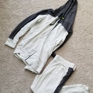 Jogger pant and zip hoodie set